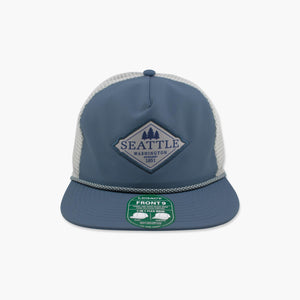 Diamond Sea Blue/Silver Seattle Adjustable Hat