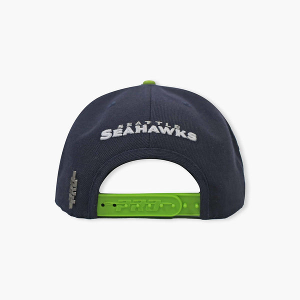 Seattle Seahawks Heritage Dual Patch Wool Snapback