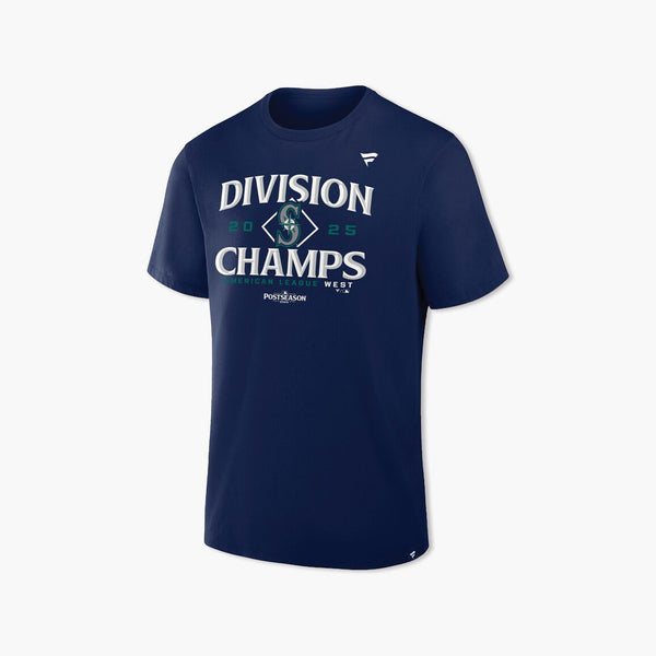 Seattle Mariners AL West Division Champs 2025 Locker Room T-Shirt