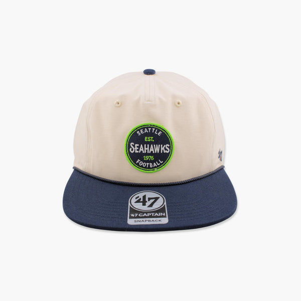 Seattle Seahawks Natural Payson Captain Snapback