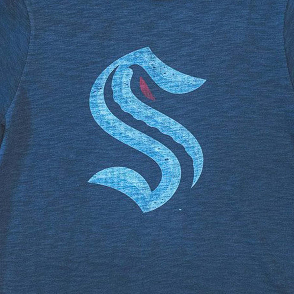 Seattle Kraken Fall Navy Primary Logo Scrum T-Shirt