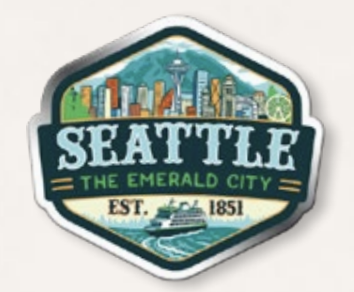 Seattle Badge Lapel Pin