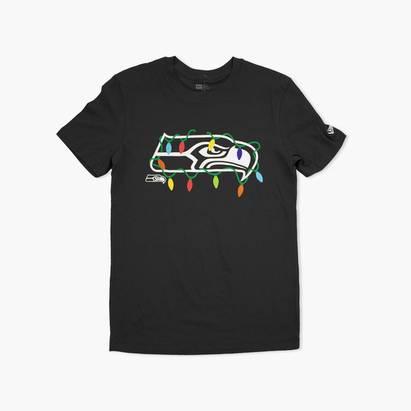 Seattle Seahawks Christmas Lights T-Shirt