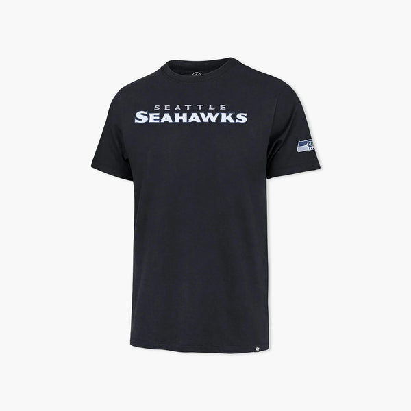 Seattle Seahawks Navy Wordmark Fieldhouse Premier T-Shirt