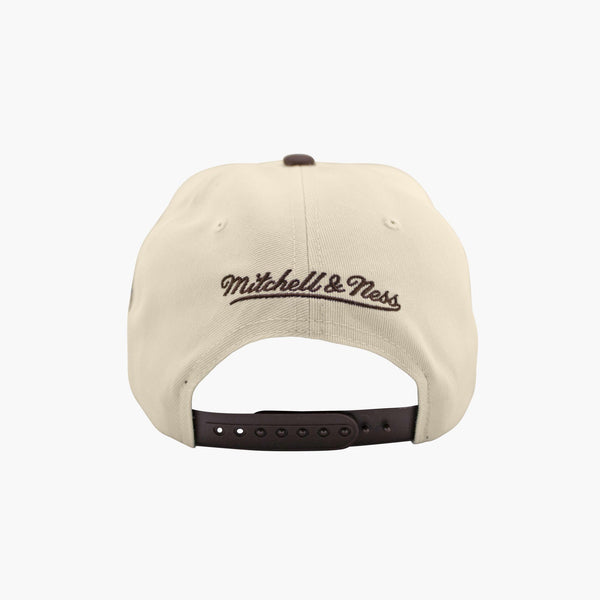 Seattle Seahawks Cream Throwback Helmet Side Patch Snapback