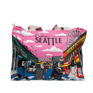 Chalo Sleepless in Seattle Waterfront Owls Tote