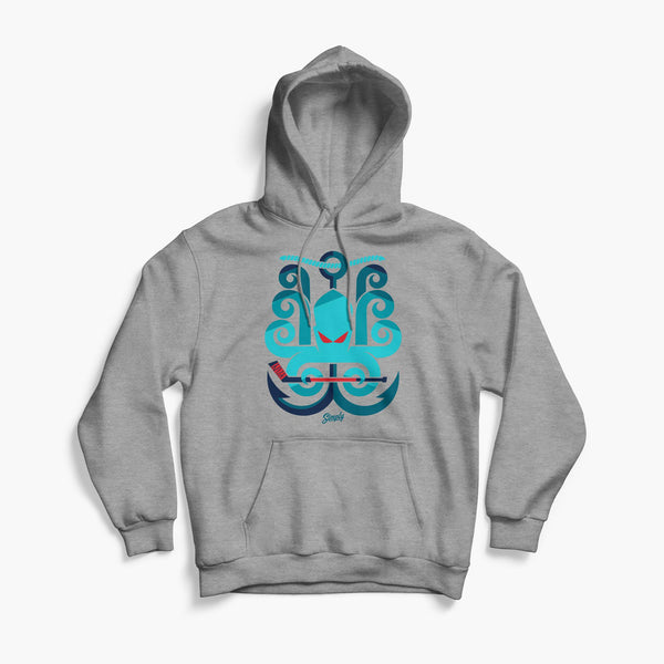 Power Play Hocktopus Grey Hoodie