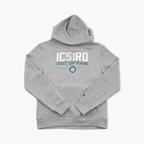 Seattle Mariners Ichiro 2025 Hall Of Fame Grey Hoodie