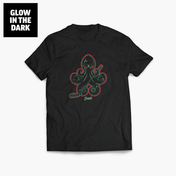 Hocktopus Black Ice Glow In The Dark T-Shirt