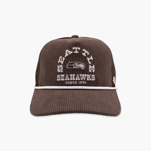 Seattle Seahawks Brown Ranchurro Corduroy Mesh Snapback