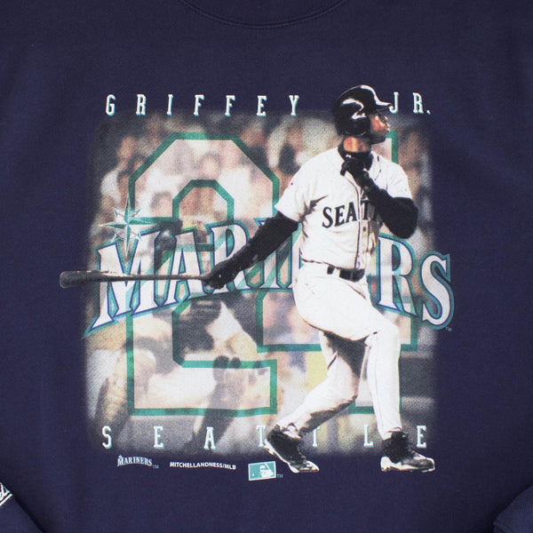 Seattle Mariners Ken Griffey Jr Photo Crewneck