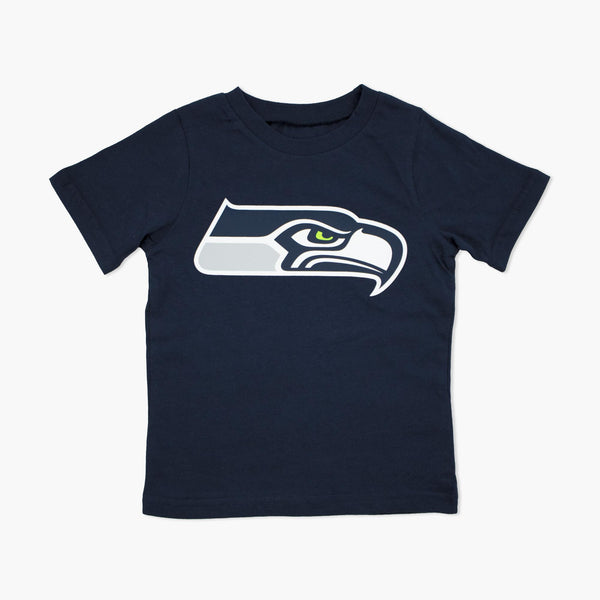 Seattle Seahawks Navy Logo Youth T-Shirt
