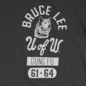 Washington Huskies Bruce Lee Gung Fu Origins Black T-Shirt