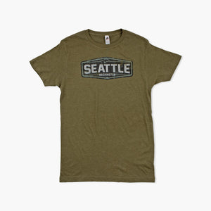 Rough Rider Army Heather Seattle T-Shirt