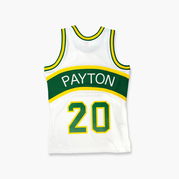 Seattle SuperSonics Gary Payton 1994 White Swingman Jersey