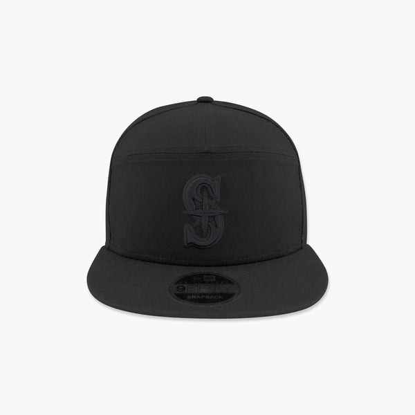 Seattle Mariners Blackout Split Panel Snapback