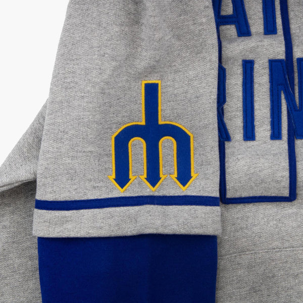 Seattle Mariners Game Felt Shortstop Hoodie
