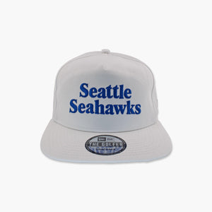 Seattle Seahawks 1980's Sideline White "Golfer" Snapback