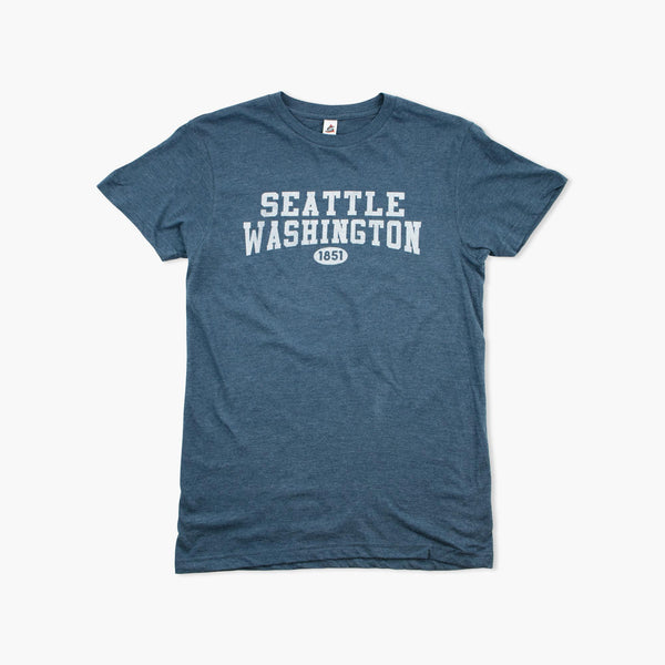Jemaine Heather Navy Seattle T-Shirt