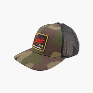 Rainier Beer Camo Valin Trucker Hat