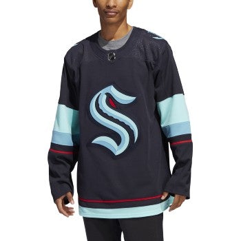 Seattle Kraken Authentic Adidas Home Navy Jersey