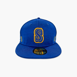 Seattle Mariners 2024 Clubhouse Royal Fitted Hat