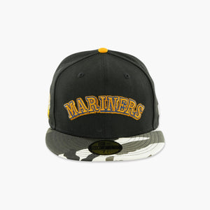 Seattle Mariners Metallic Camo Fitted Hat