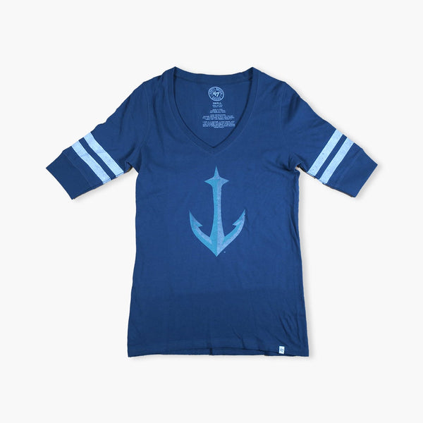 Seattle Kraken Flanker Stripe Womens T-Shirt
