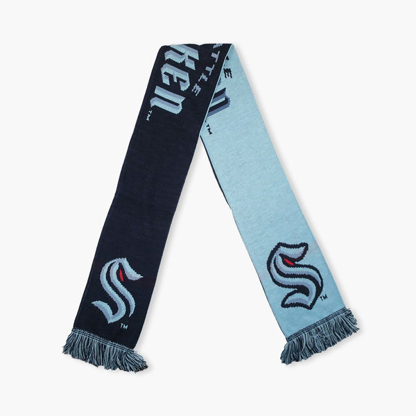 Seattle Kraken Wordmark Logo Scarf