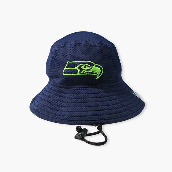 Seattle Seahawks Navy Mesh Bucket Hat