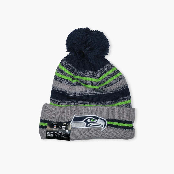 Seattle Seahawks On-Field Grey Beanie