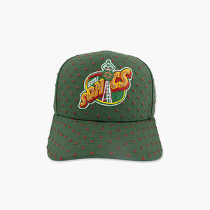 Seattle SuperSonics Polka Polka Pro Crown Snapback