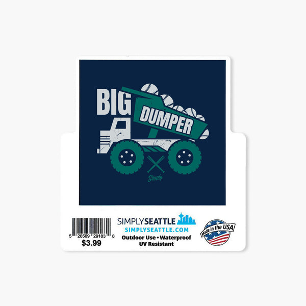 Big Dumper Truck Sticker