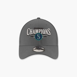 Seattle Mariners Charcoal 2025 Division Champs Replica Adjustable Hat