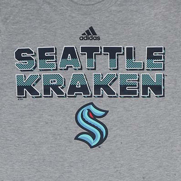 Seattle Kraken Close-Up Grey T-Shirt