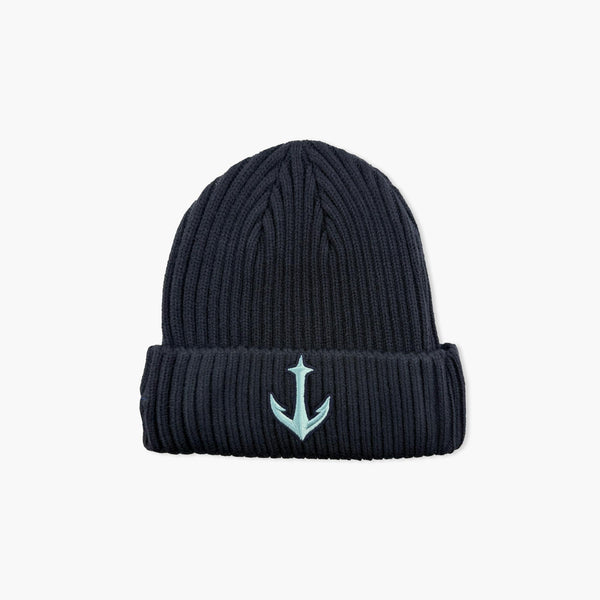 Seattle Kraken Retro Varsity Midnight Navy Beanie
