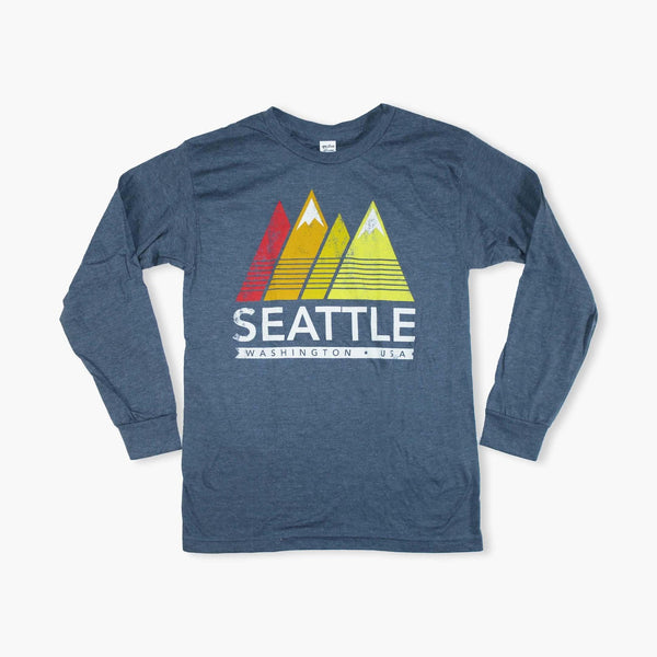 Quatro Navy Heather LS T-Shirt