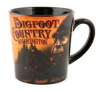 WA Bigfoot Country 16oz Blk Taper M