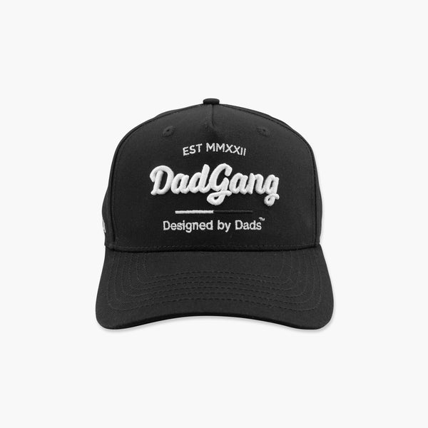Dad Gang Horsepower Black On Black Snapback