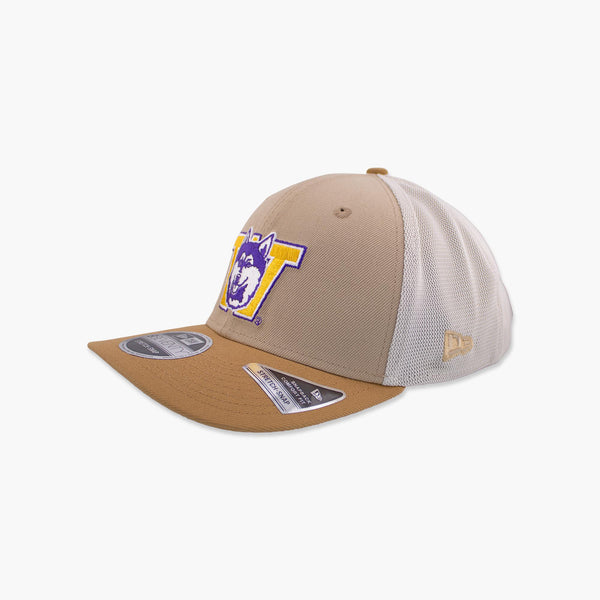 Washington Huskies Khaki Throwback Stretch Snapback
