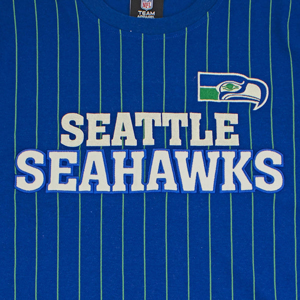 Seattle Seahawks Royal Blue Pinstripe T-Shirt
