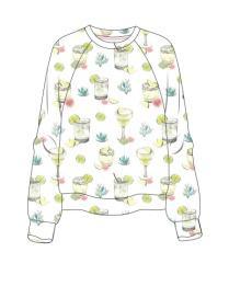 Lime Sunshine Ivory Long Sleeve Top