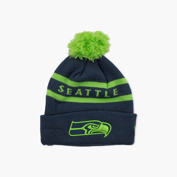 Seattle Seahawks Prime Time Cuff Pom Beanie