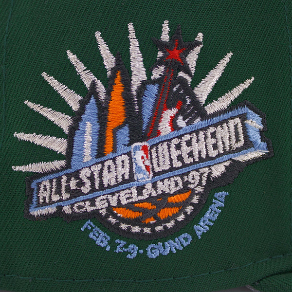 Seattle SuperSonics New Era 1997 All-Star Game Green Snapback