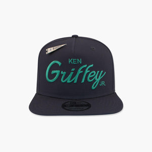Seattle Mariners Ken Griffey Jr. Navy Script Snapback (Includes Hat Pin)