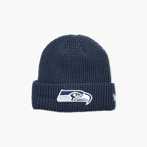 Seattle Seahawks Navy Waffle Beanie