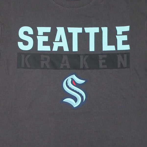 Seattle Kraken Charcoal Dark OPS Super Rival T-Shirt