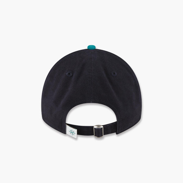 Seattle Mariners Navy/Teal Two-Tone 2025 Postseason Side Patch Adjustable Hat