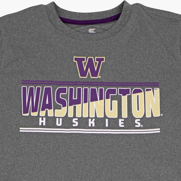 Washington Huskies Heather Charcoal Youth T-Shirt