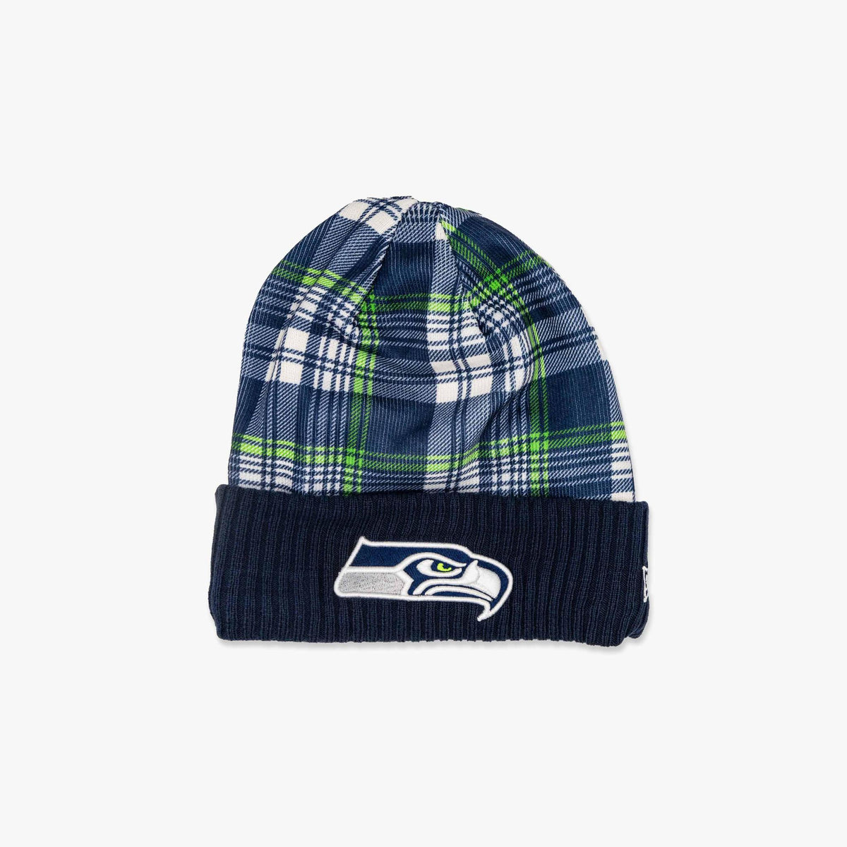 Seattle Seahawks 2024 Sideline Plaid Statement Beanie – Simply Seattle